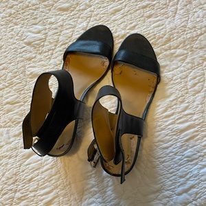 12M Nine West Black Sandals